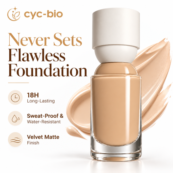 Private Label Liquid Foundation – Never Sets Flawless, 30g - Image 3