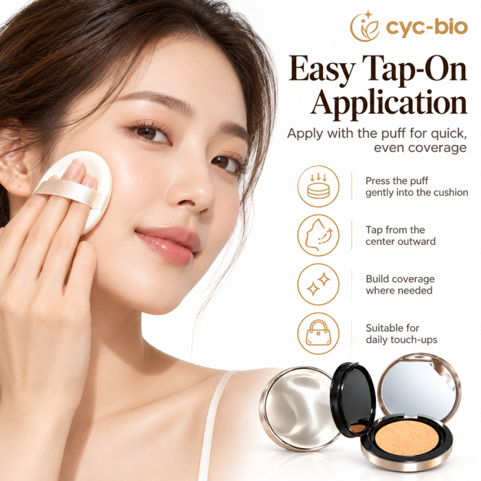Lightweight Sunscreen Cushion Foundation – OEM/ODM Private Label - Image 2