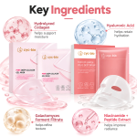 Private Label Collagen Gel Face Mask – Pink & White - Image 7