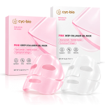 Private label pink and white collagen gel face mask