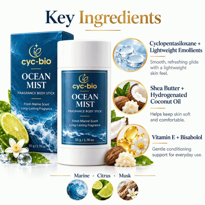 Ocean Mist Fragrance Body Stick – Private Label & OEM - Image 7