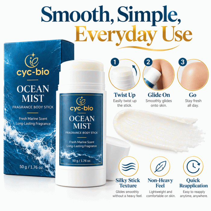 Ocean Mist Fragrance Body Stick – Private Label & OEM - Image 8