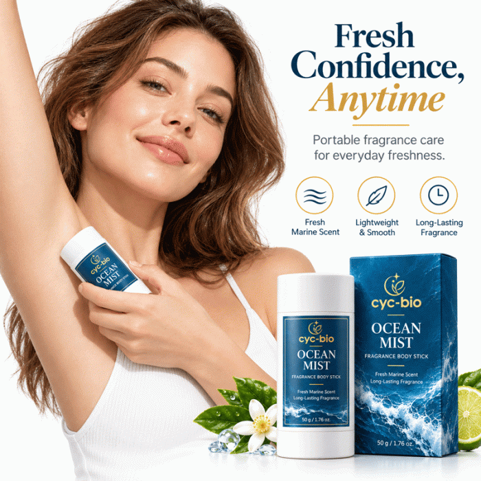 Ocean Mist Fragrance Body Stick – Private Label & OEM - Image 9