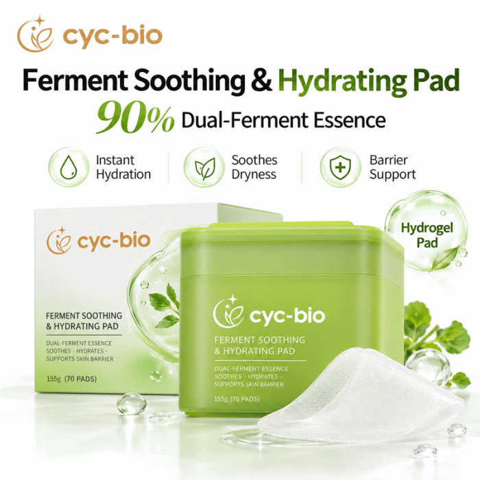 Private Label Hydrating Toner Pads – Dual-Ferment Soothing Formula, 70 Pads - Image 3