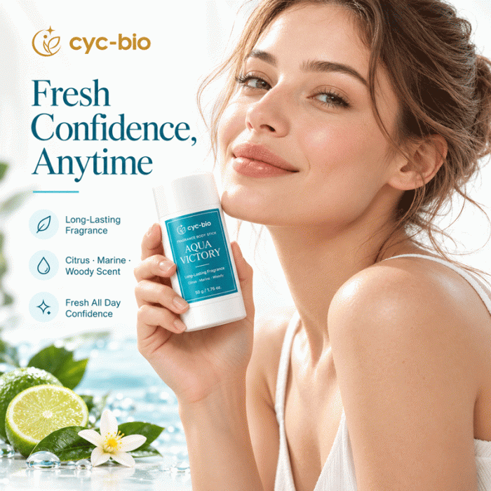 Aqua Victory Fragrance Body Stick – Private Label & OEM - Image 3