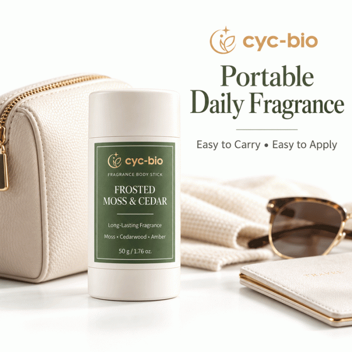 Frosted Moss & Cedar Fragrance Body Stick – 50g - Image 8