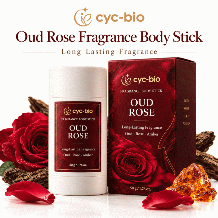 Oud Rose Fragrance Body Stick - Image 5