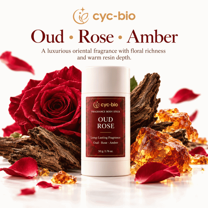 Oud Rose Fragrance Body Stick - Image 10