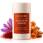 Saffron Amber Fragrance Body Stick – 50g - Image 6