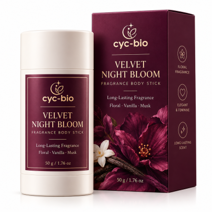 Velvet Night Bloom floral vanilla and musk fragrance body stick
