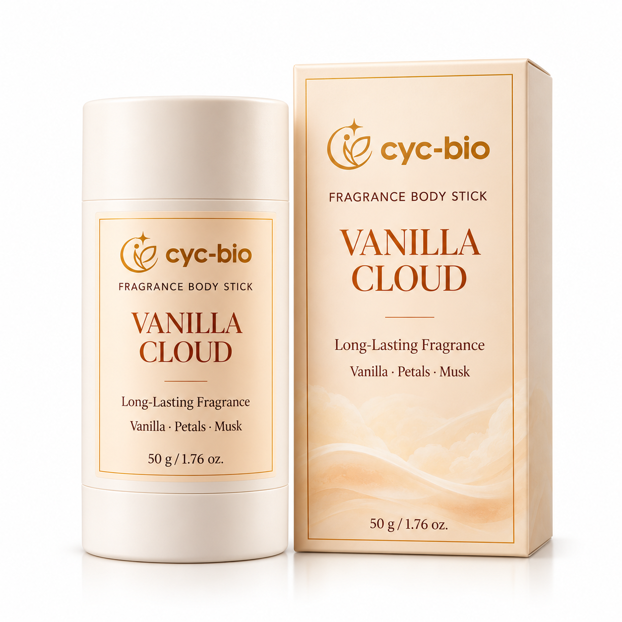 CYC011 (1) Vanilla Cloud fragrance body stick, 50 g