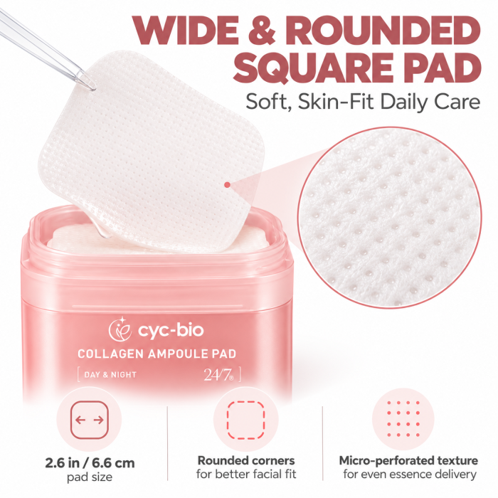 Private Label Collagen Ampoule Pads – Firming & Hydrating Facial Treatment - Image 5